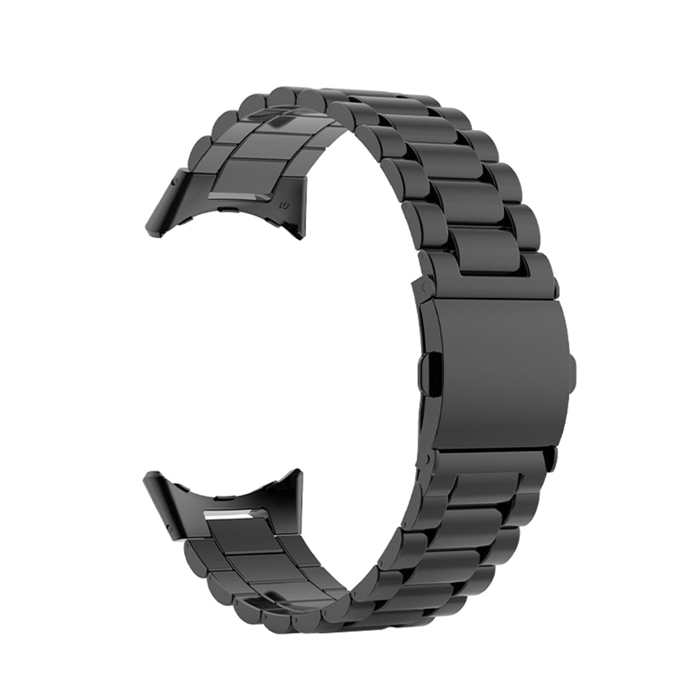 Classic Buckle Stainless Steel Strap for Google Pixel Watch Black For Pixel Watch - iRelax® Australia