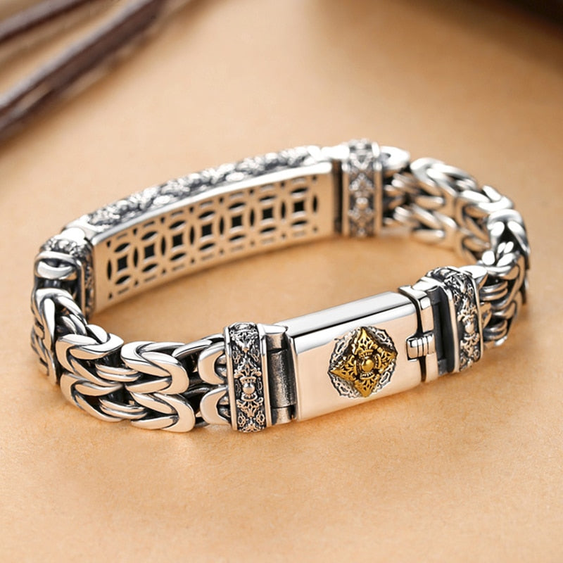 Retro Peace Pattern Hipster Style Men's Bracelet - iRelax® Australia