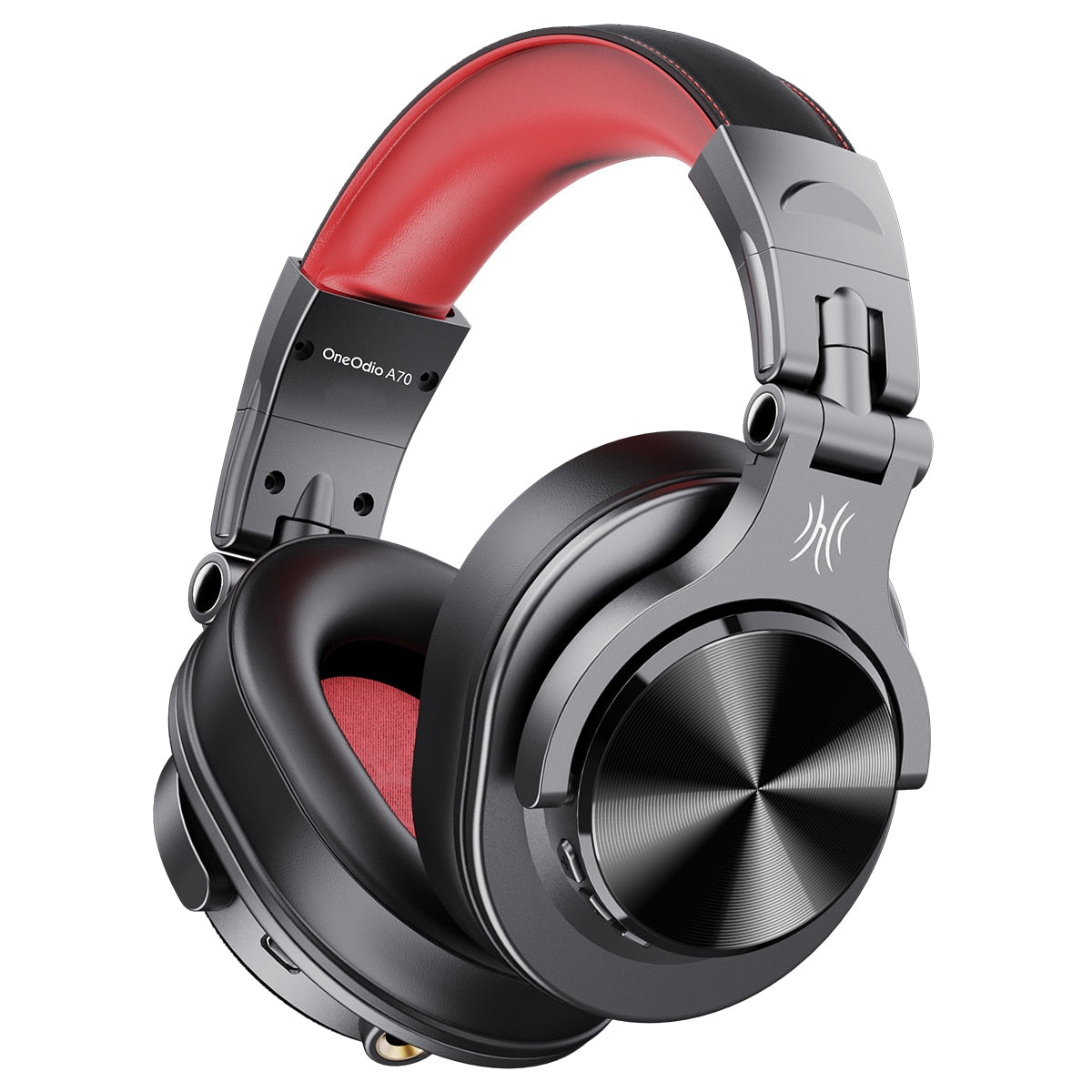 OneOdio Professional Wired + Wireless Studio DJ Headphones With Microphone Red - iRelax Australia