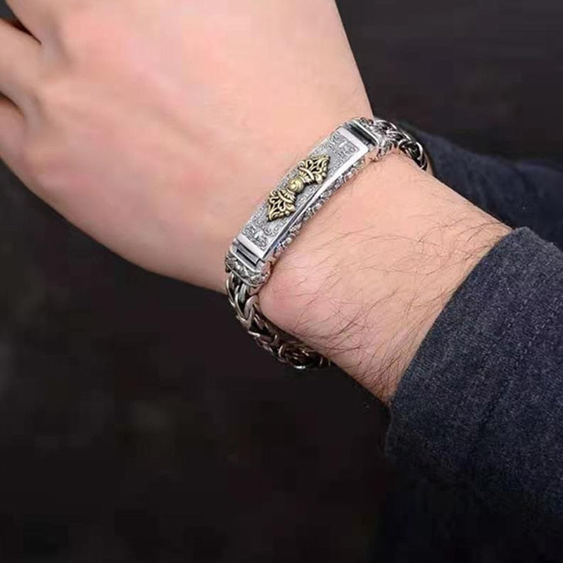Retro Peace Pattern Hipster Style Men's Bracelet - iRelax® Australia