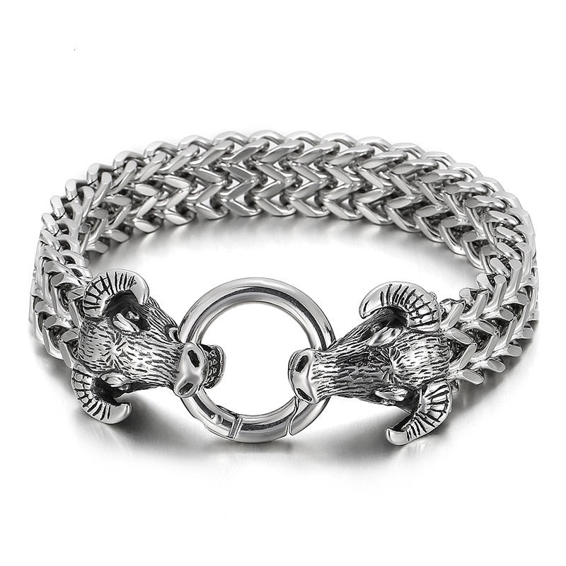 Vintage Animal Dragon Punk Trend Bracelet AL3829-silver-22cm - iRelax® Australia