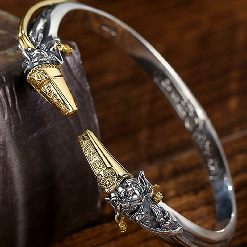 Handmade Retro Silver Domineering Men Bracelet - iRelax® Australia