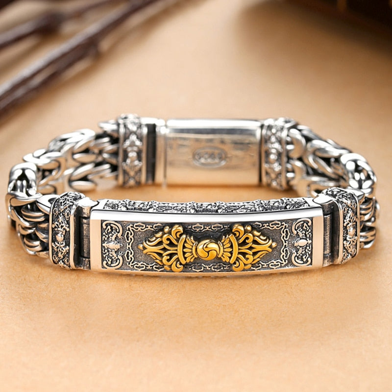 Retro Peace Pattern Hipster Style Men's Bracelet - iRelax® Australia