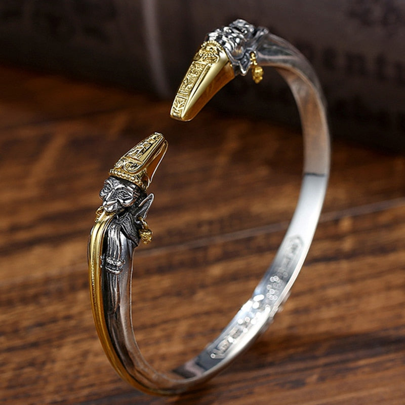 Handmade Retro Silver Domineering Men Bracelet - iRelax® Australia