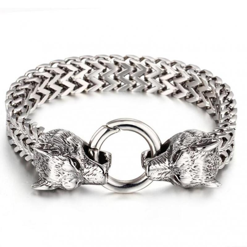 Vintage Animal Dragon Punk Trend Bracelet AL1-Silver-20cm - iRelax® Australia