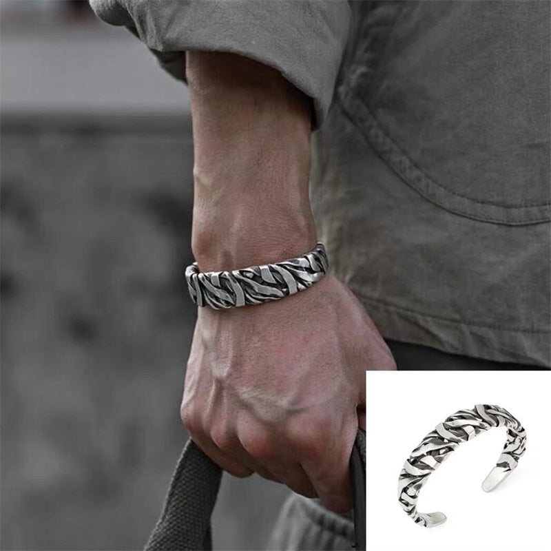 Retro Viking Totem Rune Men's Bracelet AL4131-Silver-Men - iRelax® Australia