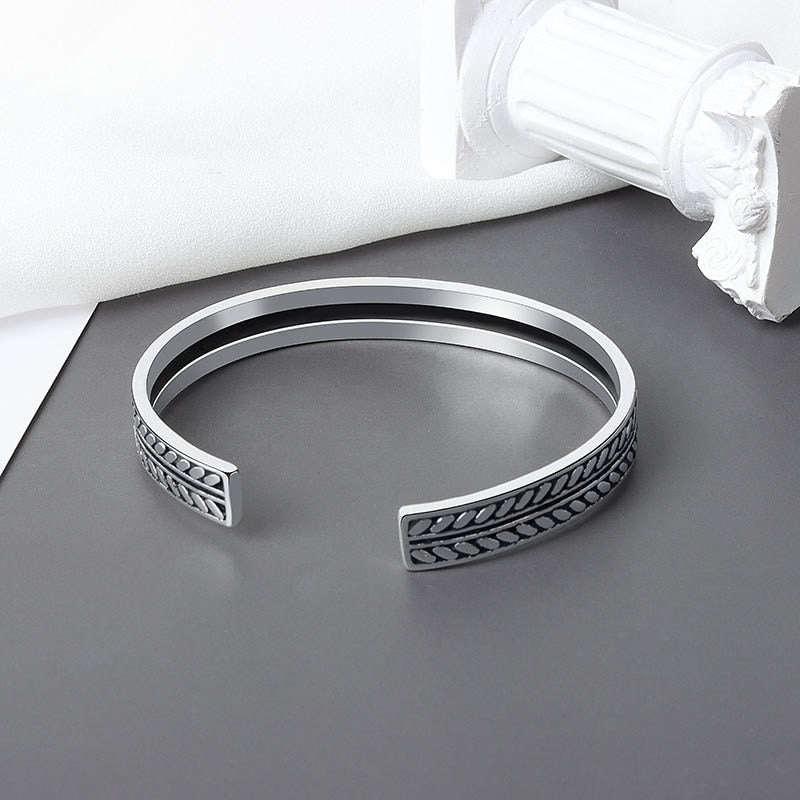 New Retro Handmade Feather Leaf Personality Opening Bracelet - iRelax® Australia