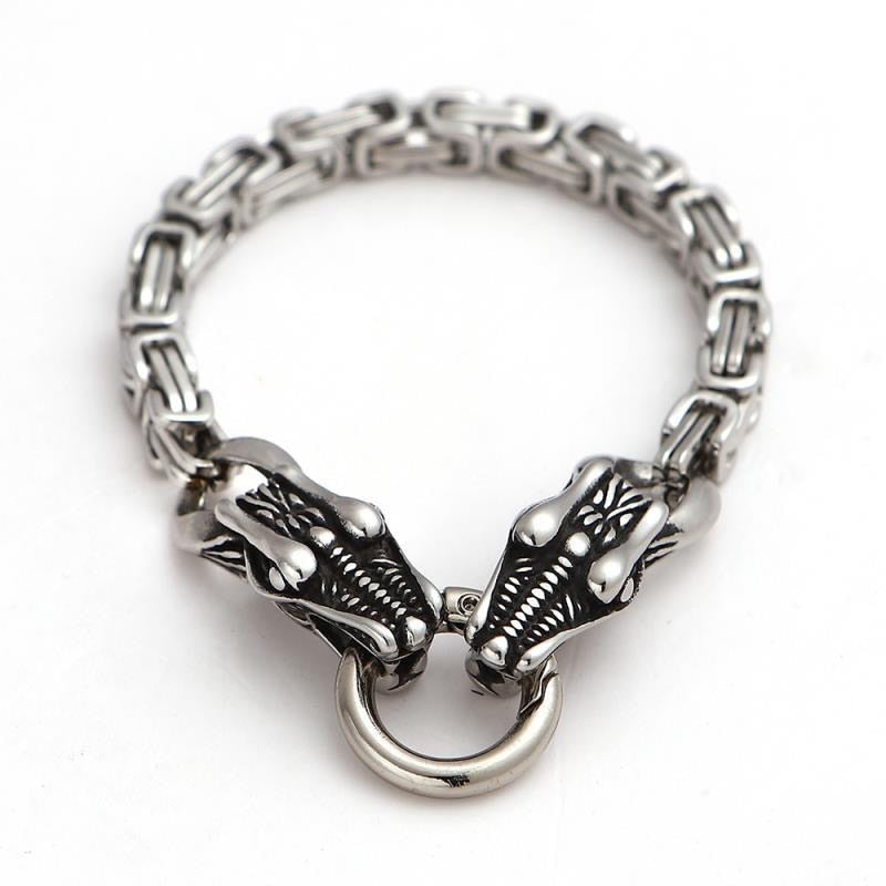 Vintage Animal Dragon Punk Trend Bracelet AL4346-Silver - iRelax® Australia