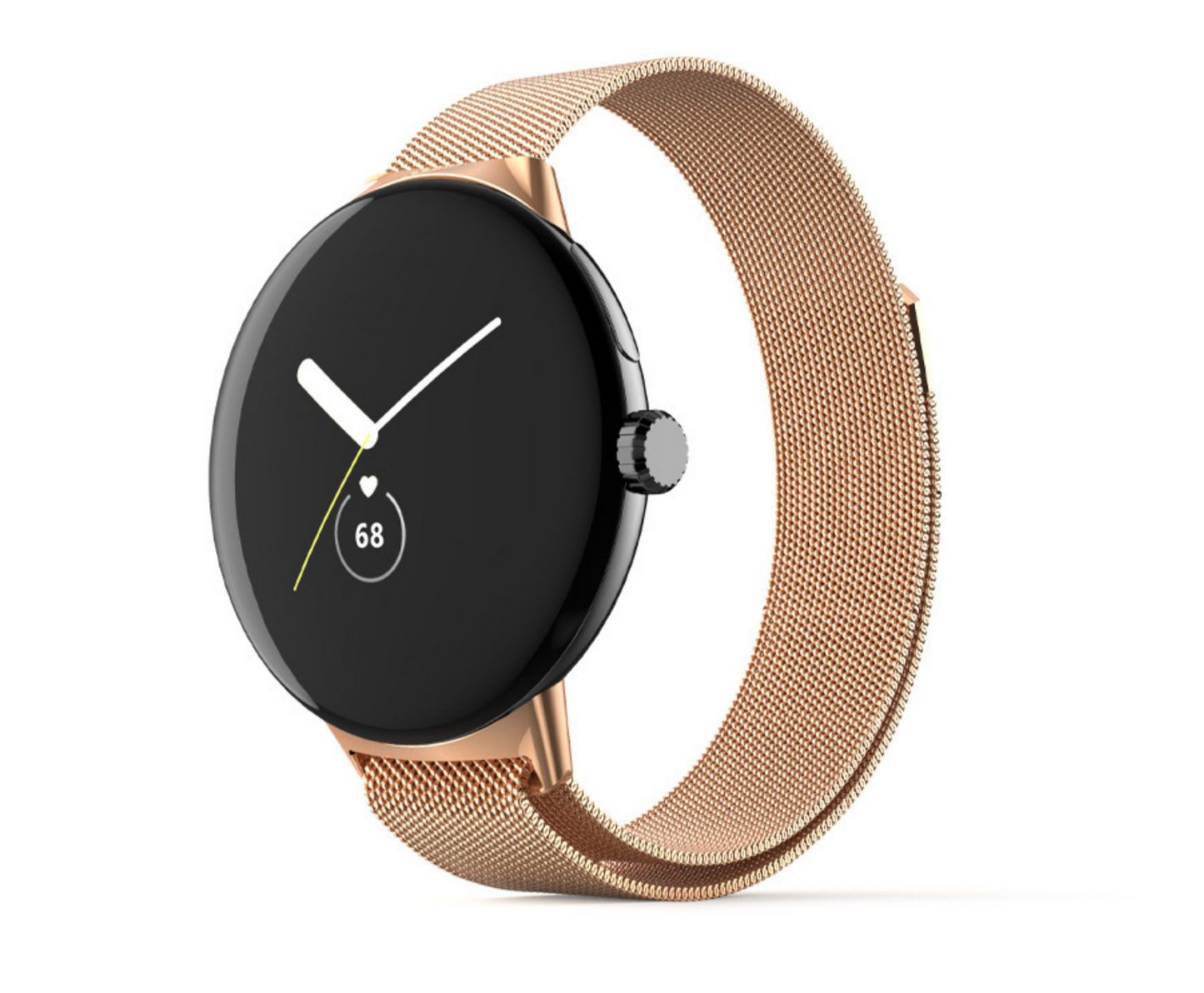 Metal Magnetic Watch Band For Google Pixel Watch Rose Gold - iRelax® Australia