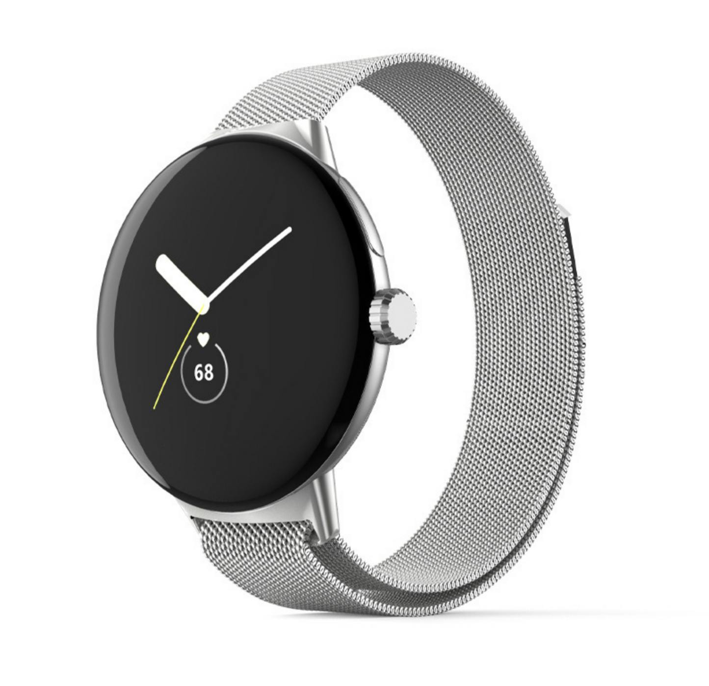 Metal Magnetic Watch Band For Google Pixel Watch Silver - iRelax® Australia