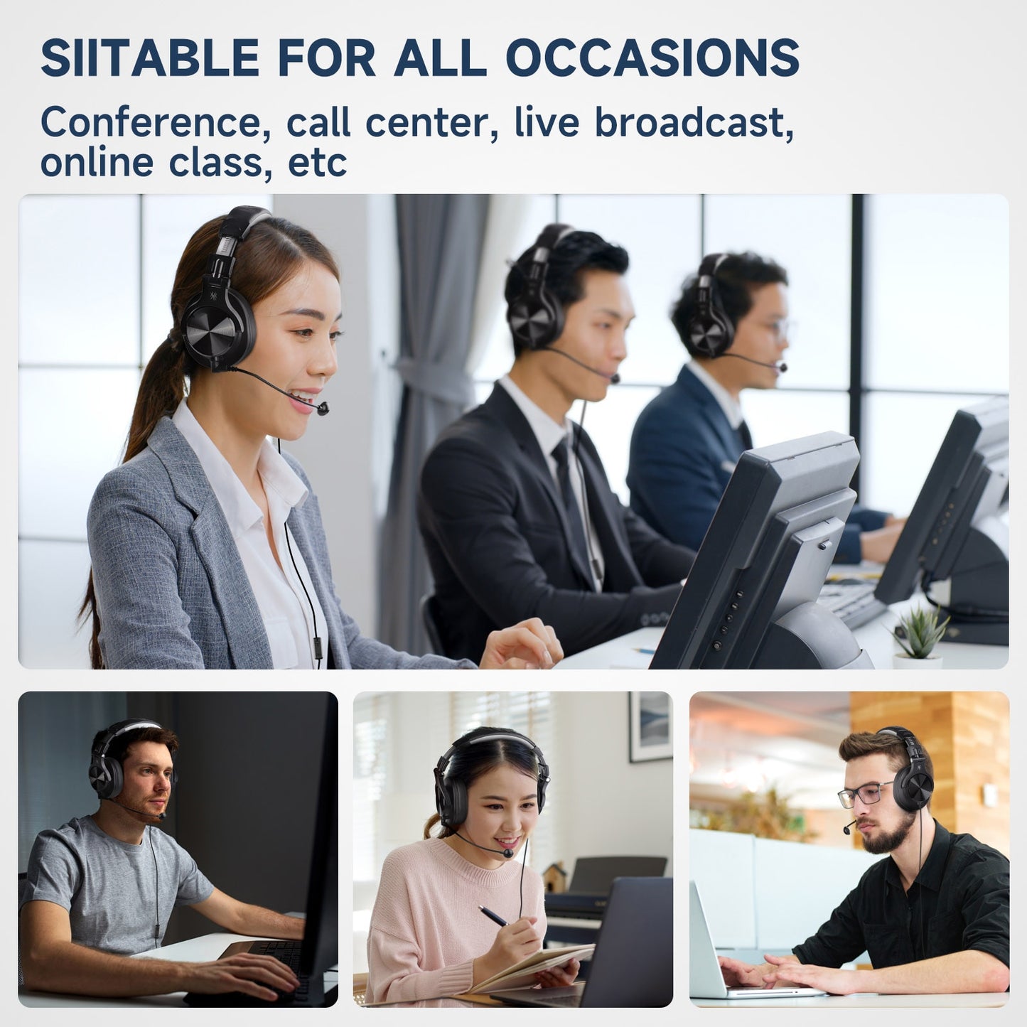 OneOdio A71D Wired Computer Gaming Headset With Detachable Microphone - iRelax Australia
