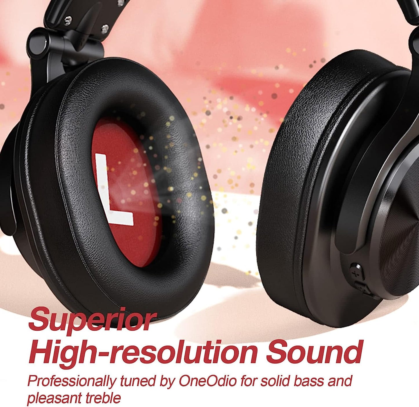 OneOdio Professional Wired + Wireless Studio DJ Headphones With Microphone - iRelax Australia