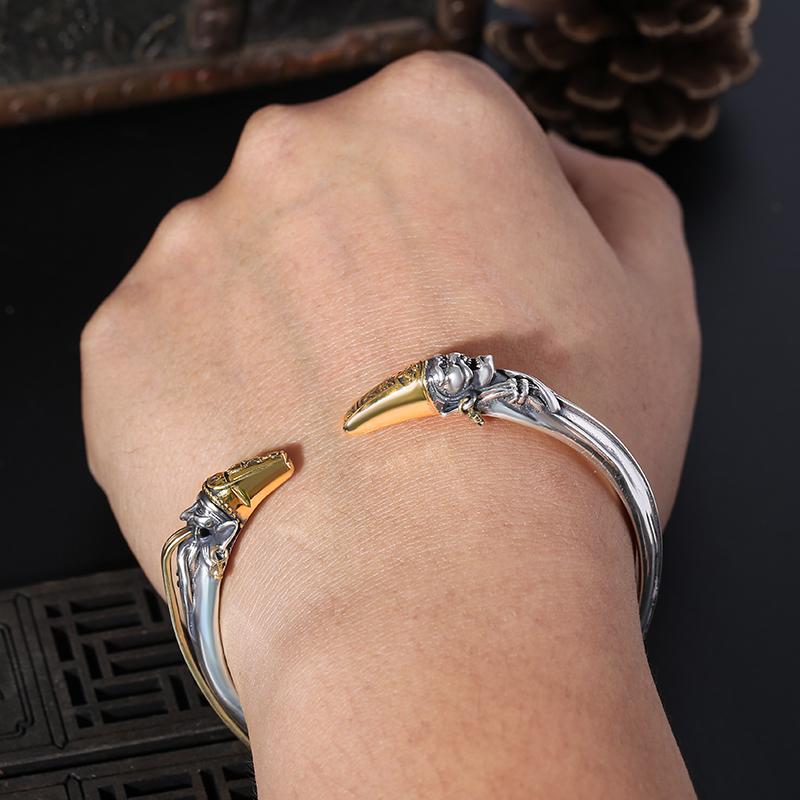 Handmade Retro Silver Domineering Men Bracelet - iRelax® Australia