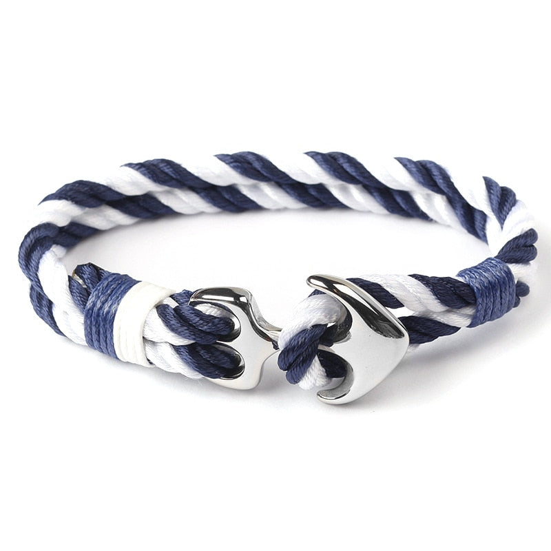 Stainless Steel Anchor Rope Bracelets - iRelax® Australia