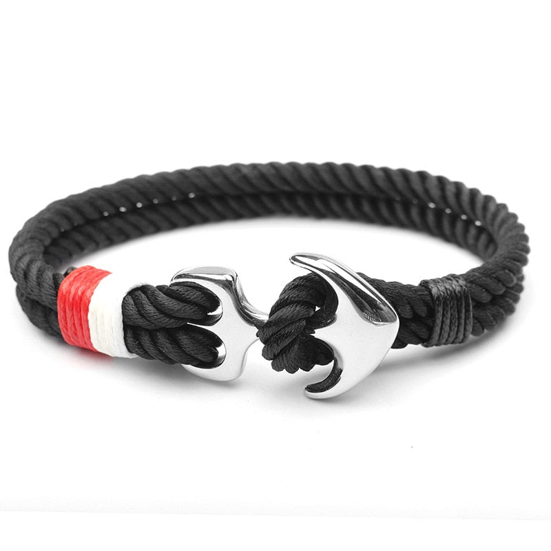 Stainless Steel Anchor Rope Bracelets - iRelax® Australia