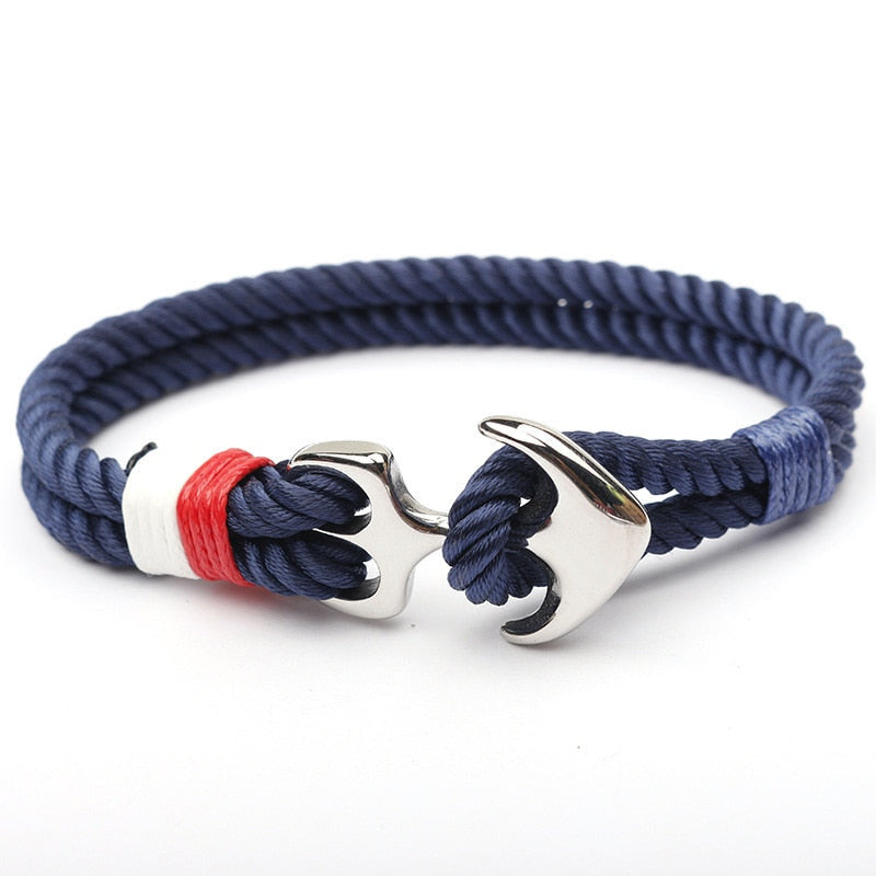 Stainless Steel Anchor Rope Bracelets - iRelax® Australia