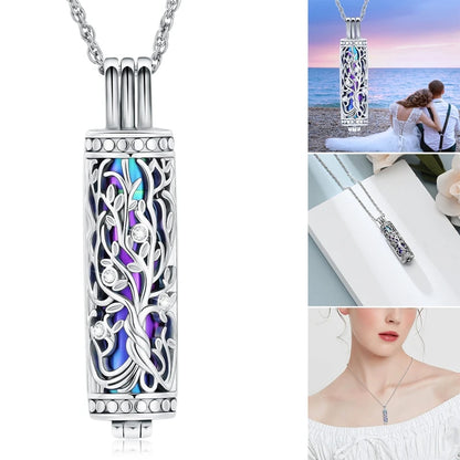 Cremation Jewellery Cylinder Urn Necklace