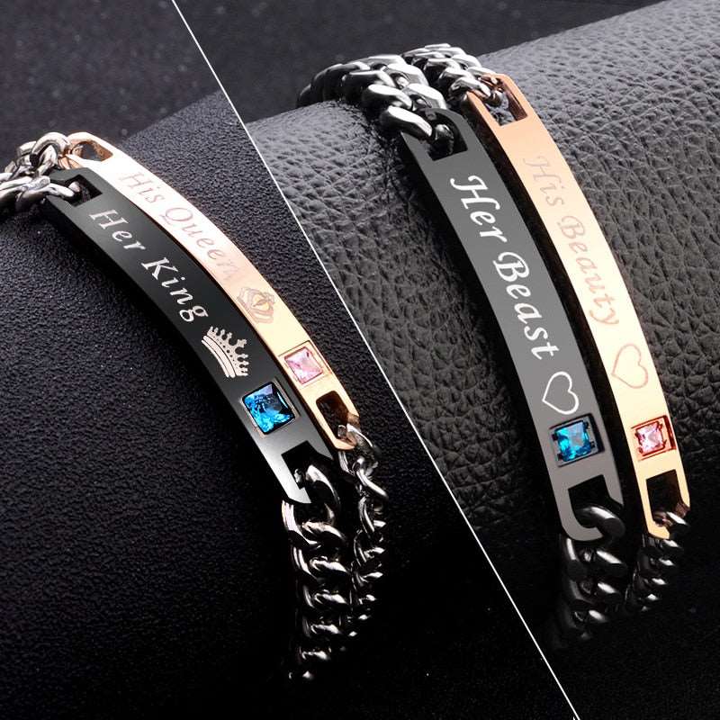 2 Style Couple's Chain Bracelet - iRelax® Australia