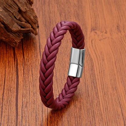 Handmade Woven Leather Wrap Bracelets