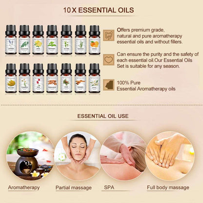 14 Piece Cross Border Unilateral Essential Oil Set - iRelax Australia