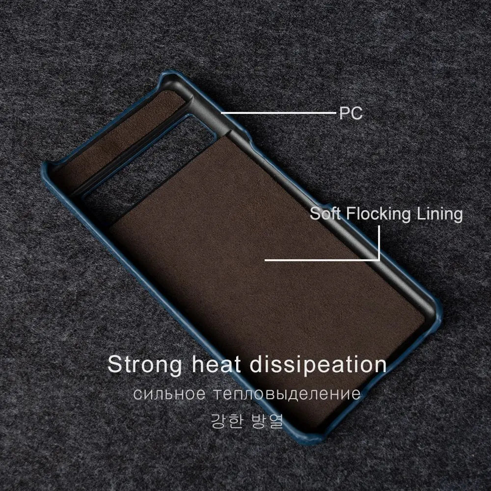 Google Pixel Mobile Phone Leather Case