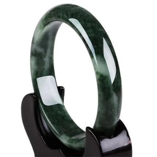 Natural Emerald Oil Cyan Jade Luxury Bracelet
