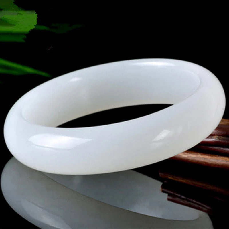 Natural White Luxury Marble Bangle