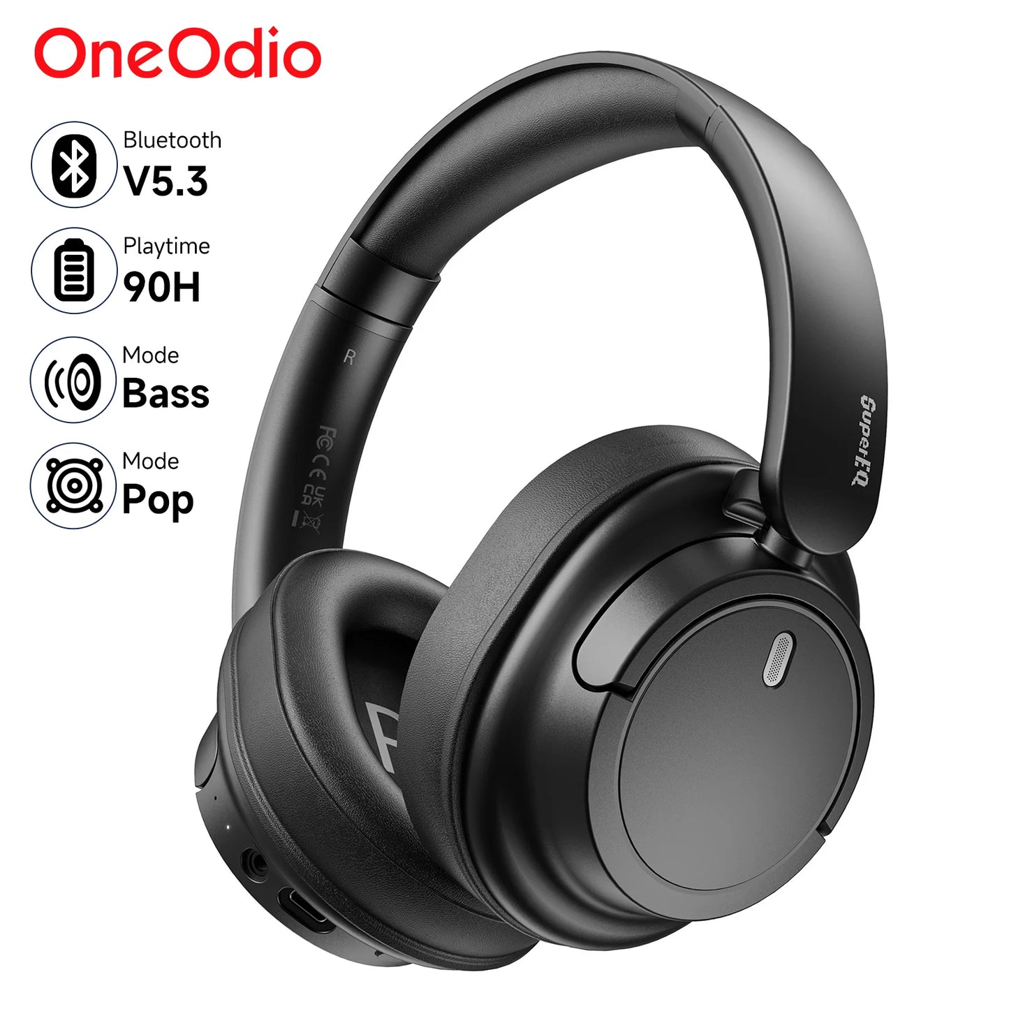 OneOdio SuperEQ V16 Wireless Headphones Bluetooth 5.3 - iRelax® Australia