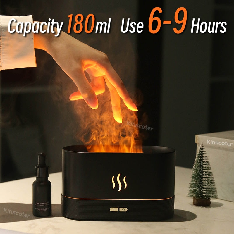 Air Humidifier Ultrasonic Cool Mist Maker Essential Oil Diffuser Aroma Lamp