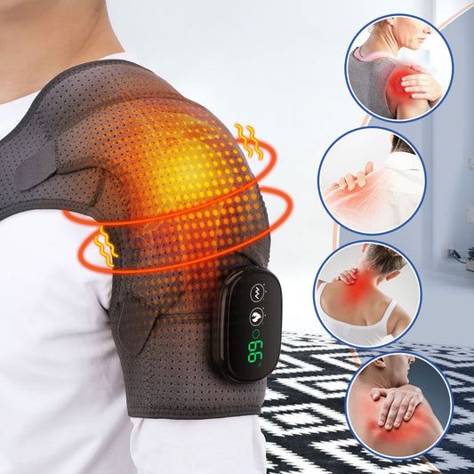 Electric Heating Shoulder Brace Vibration Massager