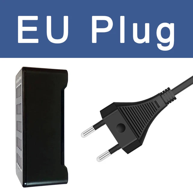 Universal Desktop 150W USB Fast Charging Station 20-Port USB(100W) EU Plug - iRelax® Australia