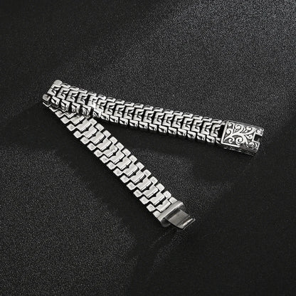 Vintage Punk Style Stainless Steel Link Chain Bracelet