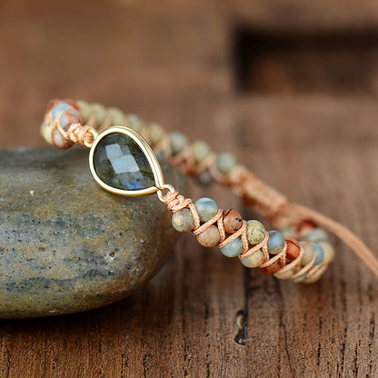 Opal Wrap String Braided Bracelet