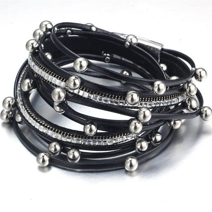 Fashion Multiple Layers Charm Vintage Bracelet