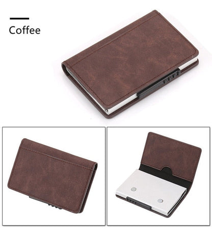 Leather RFID Protection Credit Card Holder