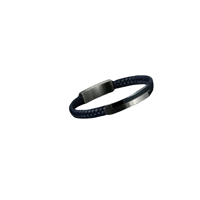 Glossy Simple Curved Stainless Steel Bracelet Default Title - iRelax® Australia