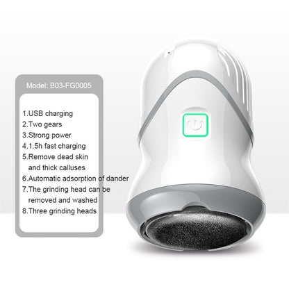 Rechargeable Electric Foot Grinder for Hard Cracked Skins