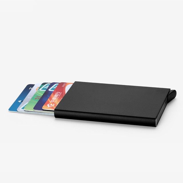 RFID Blocking Aluminum Metal Case Credit Card Holder