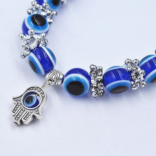 Handmade Evil Eye Beads Elastic Bracelet - iRelax® Australia