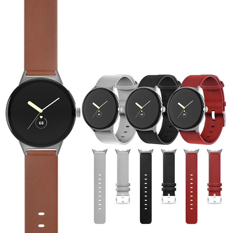 Genuine Leather Strap For Google Pixel Watch