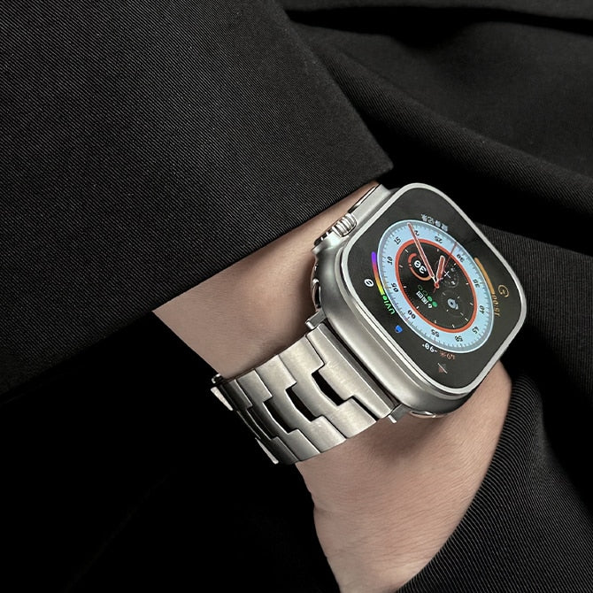 Titanium Metal Strap for Apple Watch