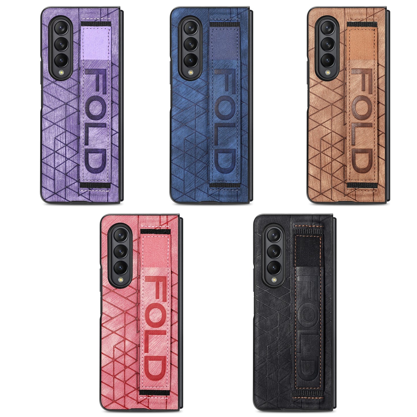Leather Wristband Case for Samsung Galaxy Z Fold 4