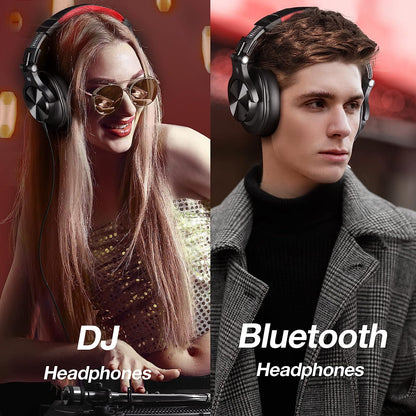 OneOdio Professional Wired + Wireless Studio DJ Headphones With Microphone