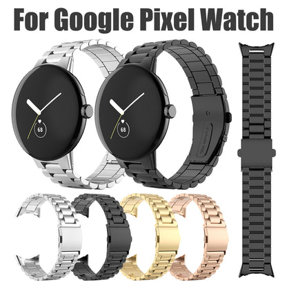 Classic Buckle Metal Stainless Steel Strap for Google Pixel Watch